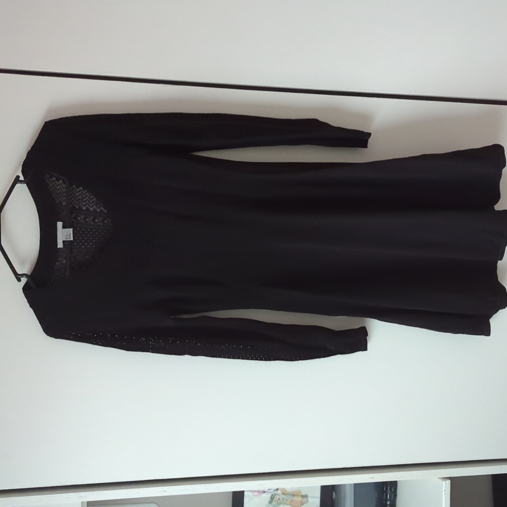 H&M Black Lace Longsleeve Dress